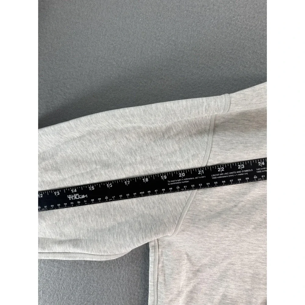 Jordan Hoodie Mens Large Gray Dri-FIT Fleece Pullover Jordan Sport Logo Athletic